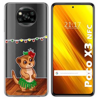 Capa Tumundosmartphone de Gel Transparente para Xiaomi POCO X3 NFC / X3 PRO design Desenhos Meerkat - 1