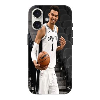Capa Maniacase para Iphone 16 Plus Victor Wembanyama San Antonio Spurs n°1 - 1