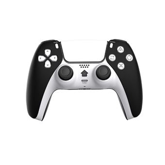 Comando Arzopa Dual Sen para PS4 - Preto/Branco - 1