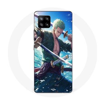 Capa Maniacase Para Samsung Galaxy A42 5G | One Piece Roronoa Zoro Sword Anime Manga - 1