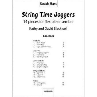 String Time Joggers - Double Bass Part - 14 Pieces for Flexible Ensemble - Sheet music - 2007 - 1