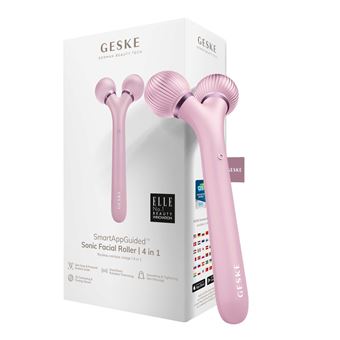 Rolo Facial Sónico 4 em 1 Geske | Rosa - 1