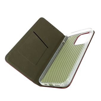 Capa Avizar para iPhone 14 Pro Max aba com suporte Video - Bordeaux - 1