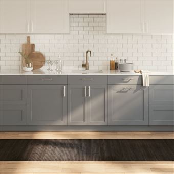 Tapete retangular vidaXL | 70x400 cm | bambu castanho-escuro - 1