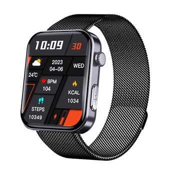 Smartwatch Chronus | 2,01" | Monitoramento de ECG | Monitoramento de Saúde | Preto - 1