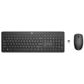 Teclado Wireless + Rato HP 235 WIRELESS MOUSE AND KEYBOARD COMBO | Preto - 1