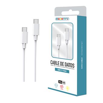 Cabo de Dados Type-C MODORWY MC1104 | 1 m - Branco - 1