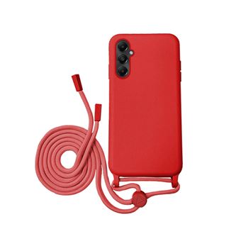 Capa Mistercapas para Samsung Galaxy A56 Silicone Cordão | Vermelho - 1