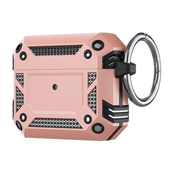 Capa e TPU à Prova de queda, à Prova de Choque com Chaveiro de Dourado Rosa para AirPods 3 - 1