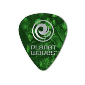 Planet Waves 1CGP6-10 palheta Celuloide Verde, Pérola 10 peça(s) - 1