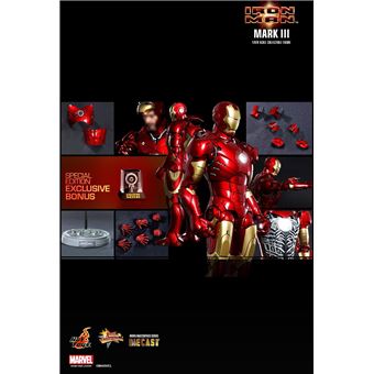 Figura Hot Toys MMS256D07 - Marvel Comics - Iron Man - Iron Man Mark 3 Deluxe Version - 1