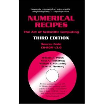 Numerical Recipes Source Code CD-ROM 3rd Edition - The Art of Scientific Computing - CD-ROM - 2007 - 1