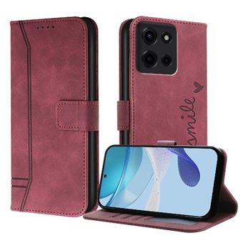 Capa ZURSANA para Motorola Moto Edge 60 Fusion | Pele PU | Magnética TPU | À Prova de Choque | Vermelho - 1