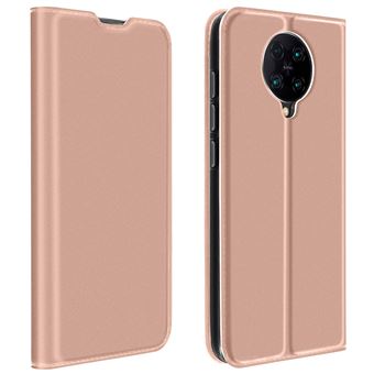 Capa Protetora Dux Ducis para Xiaomi Poco F2 Pro Suporte Vídeo - Rose Gold - 1