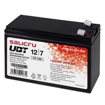 Bateria Ups Salicru UBT 12/7 | Preto - 1