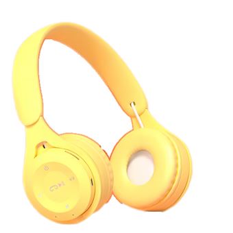 Auscultadores Gaming SZSMART Y08 | Bluetooth | 3.5mm | Amarelo - 1