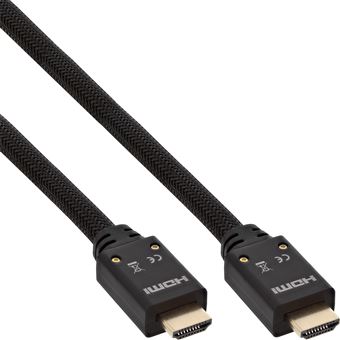 InLine 17515A 15m HDMI HDMI Preto cabo HDMI