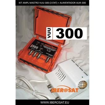 Kit Amplificador Iberosat de Mastro E Alimentador