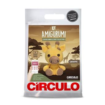 Kit de Crochet Círculo Amigurumi | Safari - Girafa 4 - 1