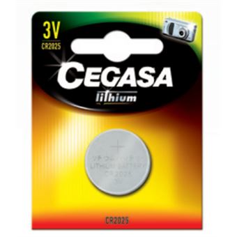 Pilha cegasa 21475 bateria de uso único cr2025 lítio cinzento - 1