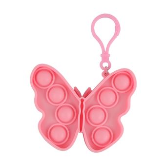 Brinquedo Anti Stress Lionvolant Push Pop Bubble Sensory Fidget Toy - Borboleta Rosa - 1
