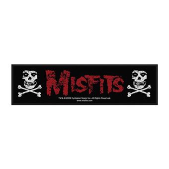 Emblema Rock Off Misfits | Cross Bones | Strip Patch - 1