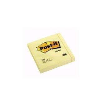 Post-It Notes Yellow, 76x76 mm (Pack 12) - 1