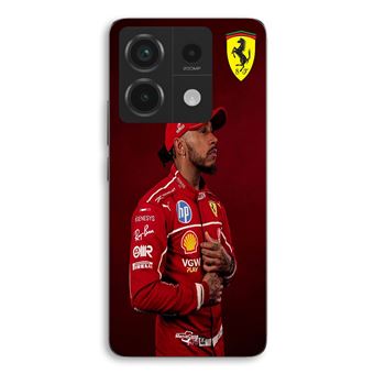 Capa Maniacase para Xiaomi Redmi Note 13 Pro 5g | Lewis Hamilton Oficial Ferrari Wallpaper - 1