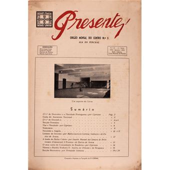 Presente! orgão mensal do centro n.º 3. - 1