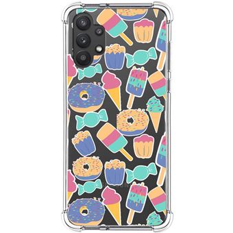 Capa Tumundosmartphone de silicone anti-choque para Samsung Galaxy A32 5G design Sweets 02 Desenhos - 1