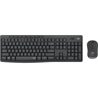 Teclado Wireless + Rato Logitech MK295 Silent Wireless Combo | Idioma: Húngaro | Grafite - 1