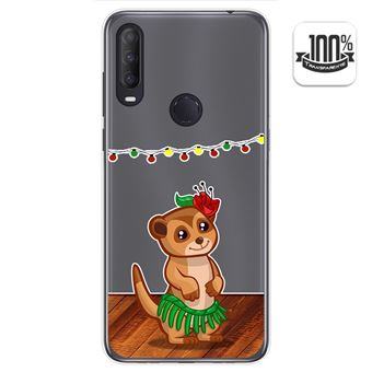Capa Tumundosmartphone de Gel Transparente para Alcatel 1S 2020 / 3L 2020 desenhos de design Meerkat - 1