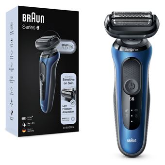 Máquina de Barbear Braun Series 6 61-B1000s | Azul - 1