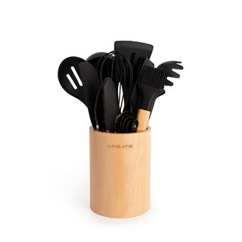 Utensílios de Cozinha Create KITCHENWARE STUDIO | Madeira e Silicone - 1