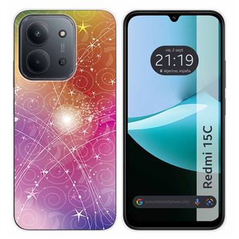 Capa Tumundosmartphone de silicone para Xiaomi Redmi 15C 4G / 5G | Desenhos de design abstrato - 1