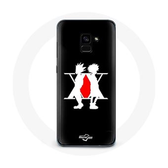 Capa Maniacase para Samsung Galaxy A8 Plus Hunter X Hunter Manga Logotipo Preto - 1