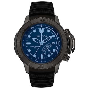 Relógio Homem Nautica NMX Dive Style NAI52500G - Preto - 1