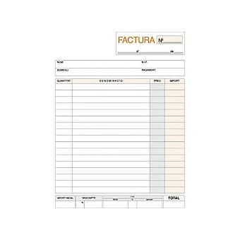 Livro De Recibos Facturas Loan Branco A6 Vertical 21 (A) X 15 (H) Cm - 1