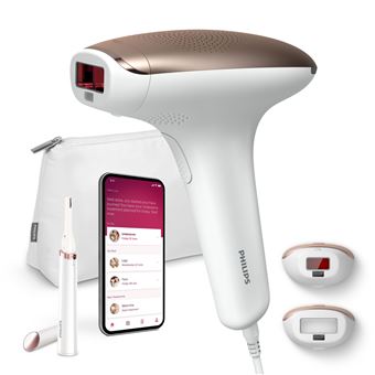Depiladora de Luz Pulsada Philips Lumea Advanced Lumea IPL 7000 Series BRI921/00 Dispositivo para remoção de pelos através de IPL | Rosa, Branco - 1