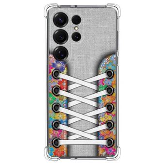 Capa TUMUNDOSMARTPHONE de silicone à prova de choque para Samsung Galaxy S25 Ultra 5G Sneakers Design 04 Desenhos - 1
