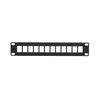 Acessório Rack Extralink Patchpanel 12 Porta 10&quot; Modular, 12 portas | Preto - 1