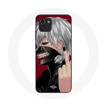 Capa Maniacase para Samsung Galaxy A03 Tokyo Ghoul Kaneki Ken Máscara Anime dedo - 1