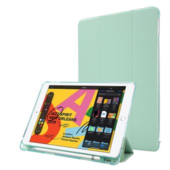 Capa Magunivers Pu com Porta Tripla e Porta Caneta Luz Verde para Apple Ipad 10.2 (2019) - 1