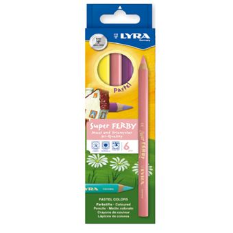 Lápis de cor Lyra Super Ferby Pastel - 1