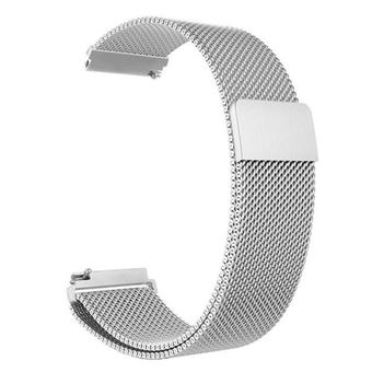 Bracelete Milanese Loop Fecho Magnético Phonecare para Xiaomi Amazfit Pace/Stratos/Stratos 2/GTR47 Prateado - 1