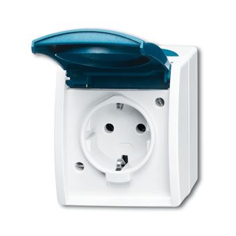 Tomada Busch-Jaeger 2083-0-0818 | Azul, Branco - 1
