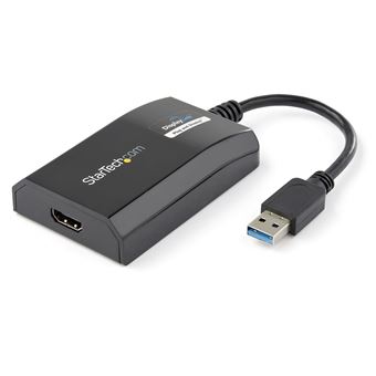 Adaptador Gráfico Usb StarTech.com Adaptador USB 3.0 para HDMI - Certificação DisplayLink - 1920x1200 | Preto - 1