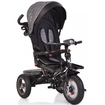 Triciclo com Bandeja Musical Byox Jockey Stars - Cinzento - 1