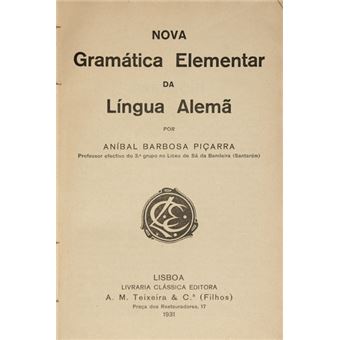 Nova gramática elementar da língua alemã. - 1