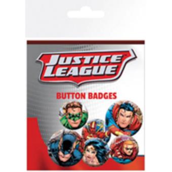 Conjunto de Pins GB Eye DC Comics Justice League - Grupo